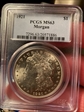 1921 $1 Morgan MS63