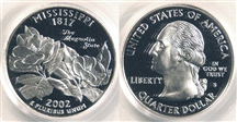 2002-S 25C Mississippi PR69DCAM