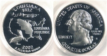 2002-S 25C Louisiana PR69DCAM
