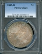 1883-O $1 MS65