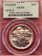 1938-S 50C Oregon MS66