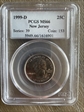 1999-D 25C New Jersey MS66