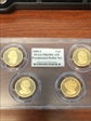 2008-S 4 pc. Presidential Dollar Set PR69DCAM