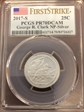 2017-S 25C George R. Clark NP-Silver First Strike PR70DCAM