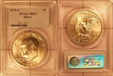 1972-S $1 Silver MS67