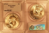 1974-S $1 Silver MS67