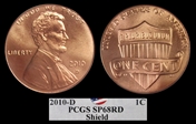 2010-D 1C Shield Satin Finish SP68RD