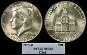 1976-D 50C Clad MS66