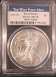 2013-W $1 Burnished Silver Eagle First Strike SP70