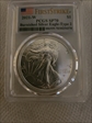 2021-W $1 Burnished Silver Eagle-Type 2 First Strike SP70