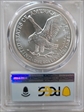 2023-W $1 Burnished Silver Eagle First Day of Issue SP70