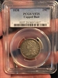 1838 25C Capped Bust VF25