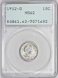 1912-D 10C MS62