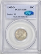 1902-O 10C AU58