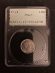 1901 10C MS63