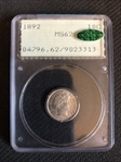 1892 10C MS62