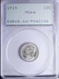 1915 10C MS64