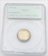 1916 10C Barber MS61