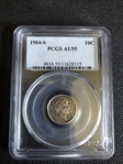 1904-S 10C AU55