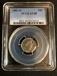 1901-O 10C AU58