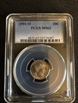 1901-O 10C MS62