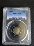 1913-S 10C XF45
