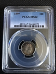 1899 10C MS62