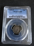 1903-O 10C AU58