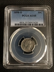 1898-O 10C AU55