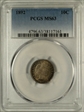 1892 10C MS63