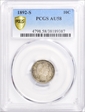 1892-S 10C AU58