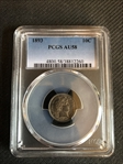 1893 10C AU58
