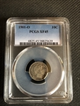 1901-O 10C XF45