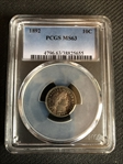 1892 10C MS63