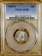 1893-O 10C AU58