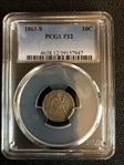 1863-S 10C F12