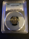 1899 10C AU58