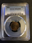 1898 1C MS63RB