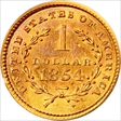 1854 G$1 Type 1 MS62