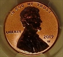 2019-W 1C Shield - Reverse Proof First Strike PR69RD