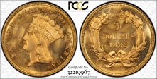 1882 $3 MS66+
