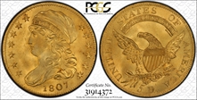 1807 $5 BD-8, Capped Bust MS67+