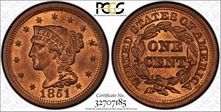 1851/81 1C N-3 MS65RB