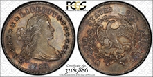 1795 $1 BB-52, Centered Bust MS66
