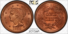 1855 1C N-4 Upright 55 MS66+ RD