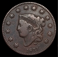 1831 1c N-9 VF Details 
