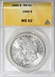 1886 $1 MS62