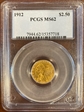 1912 $2.50 MS62