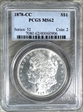 1878-CC $1 MS62