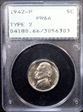 1942-P 5C Silver PR66